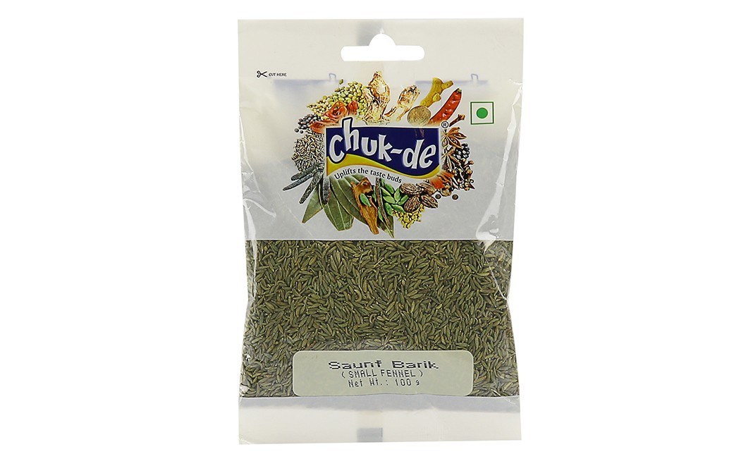 Chuk-de Saunf Barik (Small Fennel)    Pack  100 grams